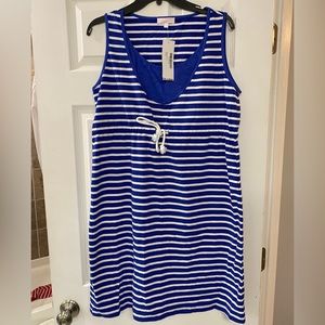 🤰🏻🆕Maternity & Nursing Friendly Striped Dress, Large🤰🏻